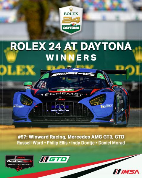 24H Daytona winnaar GTD Indy Dontje