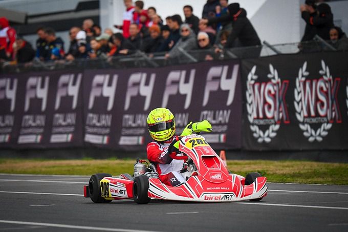 Ean Eyckmans Birel win Cremona