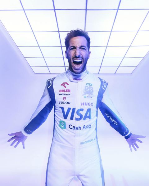 Visa Cash App RB Formula One Team Racing Bulls Daniel Ricciardo