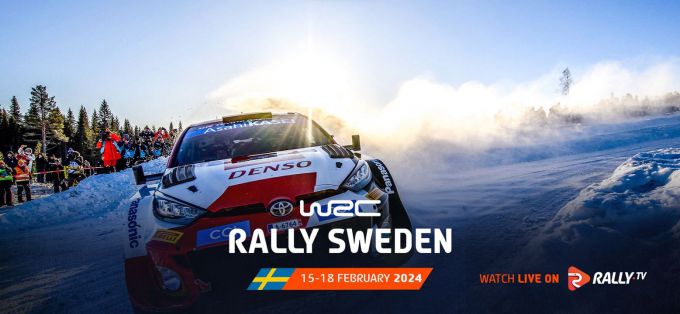 Rally Sweden 2024 banner