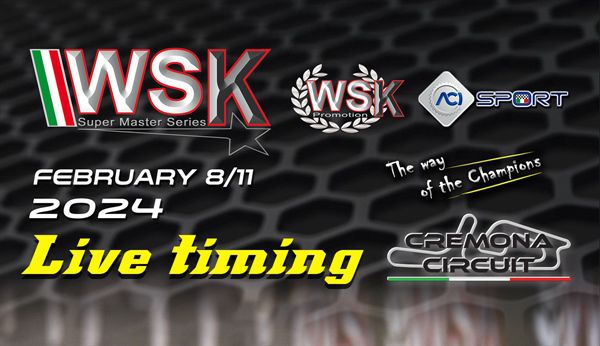 WSK Super Master Series Cremona 2024 Livetiming
