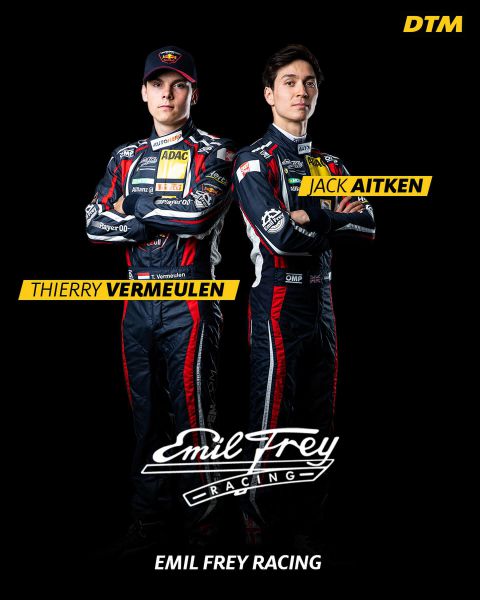 DTM_Thierry_Vermeulen_Verstappen.com_Emile_Frey_Racing Thierry Vermeulen en Jack Aitken