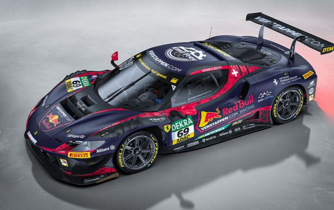 DTM_Thierry_Vermeulen_Verstappen.com_Emile_Frey_Racing Ferrari 296 GT3 voorzijde