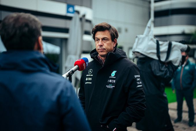 Toto Wolff niet blij F1 Mercedes