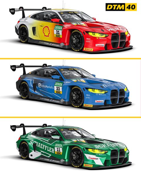 DTM 2024 BMW M Motorsport i.c.m. Schubert 3 liveries