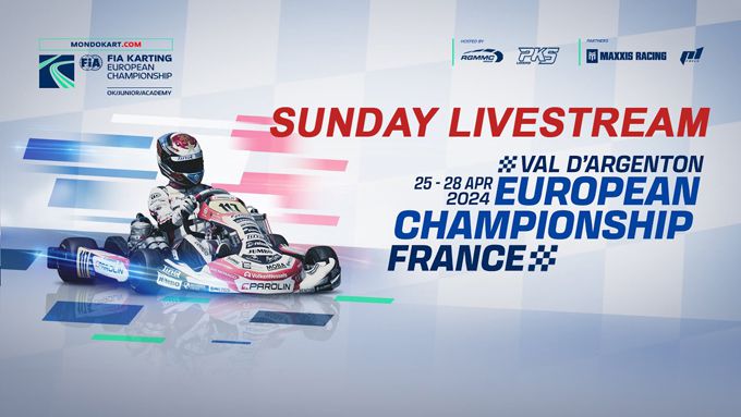 FIA Karting Europees Kampioenschap - OK en OK Junior en Academy Trophy op circuit van Val d'Argenton