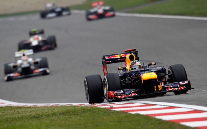 Startopstelling F1 China sprint