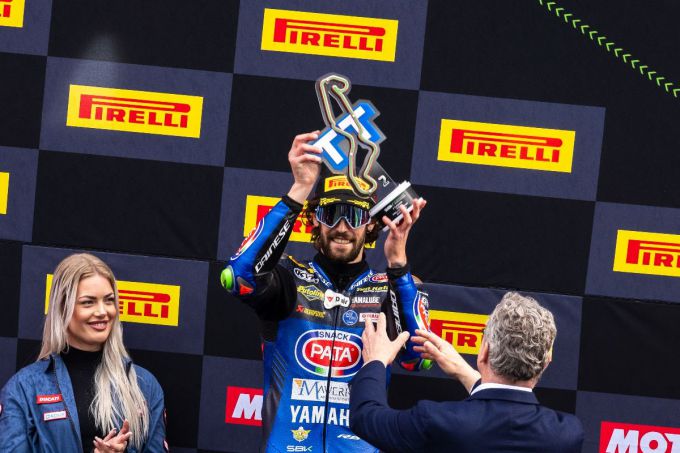 World Supersport race TT Circuit Assen podium Pata Yamaha Ten Kate Racing