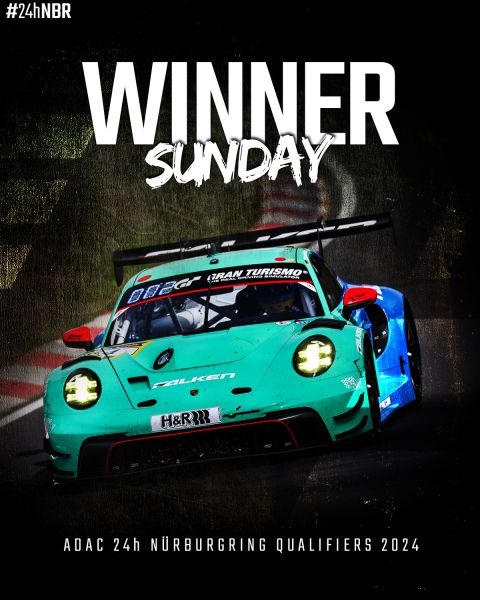 ADAC 24h Nrburgring Qualifiers zondag Falken Porsche als winnaar over de eindstreep foto 2