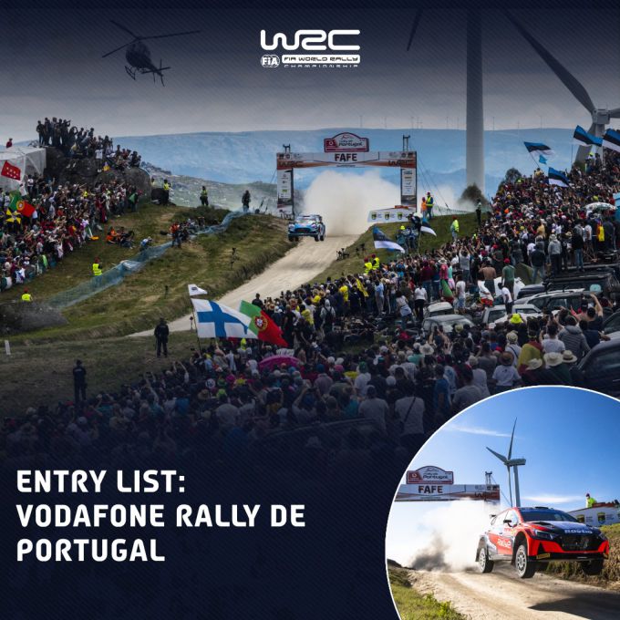 WRC Rally de Portugal 2024 Deelnemerslijst 2024