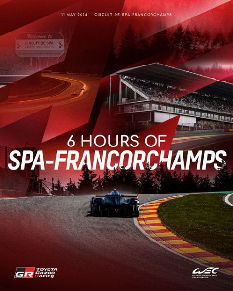 6_Hours_of_Spa-Francorchamps Toyota poster