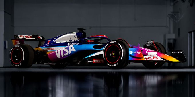 Special livery Visa Cash App RB Formula One Team