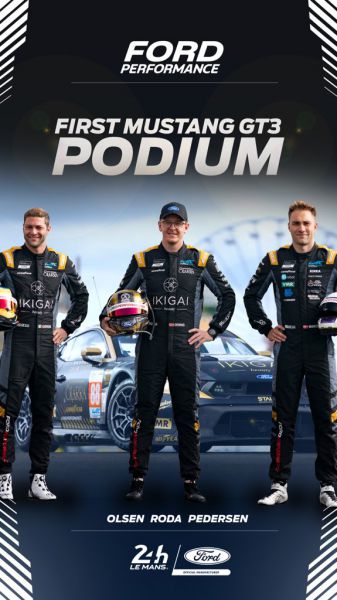 24 Uur Le Mans 2024 Ford Mustang Foto 10