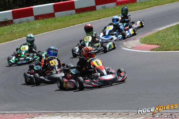 Talent Daley van Beek alweer op het podium in NK karten!