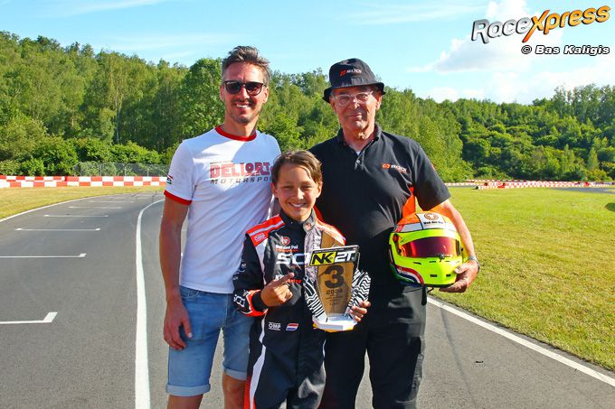 Zo opa, zo vader, zo James van der Pol: podiumplaats in NK karten!