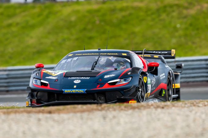 ADAC GT Masters in Zandvoort Emil Frey Racing Ferrari 296 GT3 Jean Luc'Auria en Alain Valente