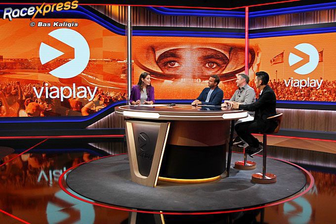 Viaplay TV F1 Amber Brantsen Giedo van der Garde Christijan Albers en Ho Pin Tung