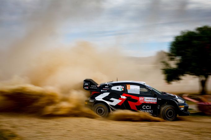 WRC Sardegna Toyota GR YARIS Rally1 HYBRID Nr18