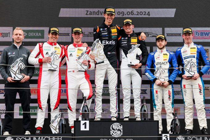 ADAC GT Masters zondagrace Zandvoort podium op zondag