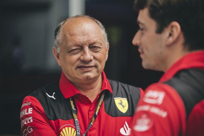 Frederic_Vasseur_Charles_Leclerc F1 Ferrari