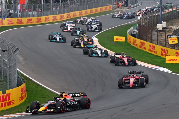 Max Verstappen leiding F1 GP Zandvoort
