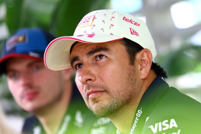 Max Verstappen en Sergio Perez F1 Red Bull
