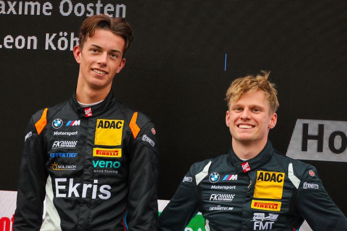 ADAC GT Masters Hockenheim 2024 Foto 2 Maxime Oosten en Leon K�hler portret