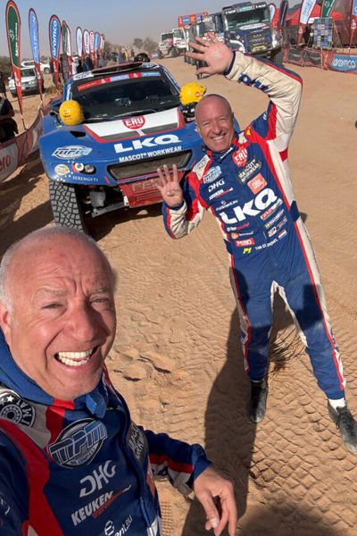 Echte Dakar-dag in het stof voor Tim en Tom