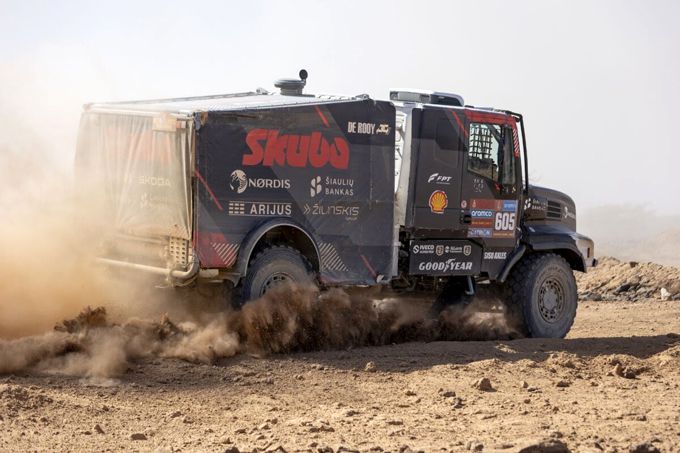 Vaidotas Žala - Team de Rooy FPT kijkt vol optimisme uit naar tweede week Dakar Rally
