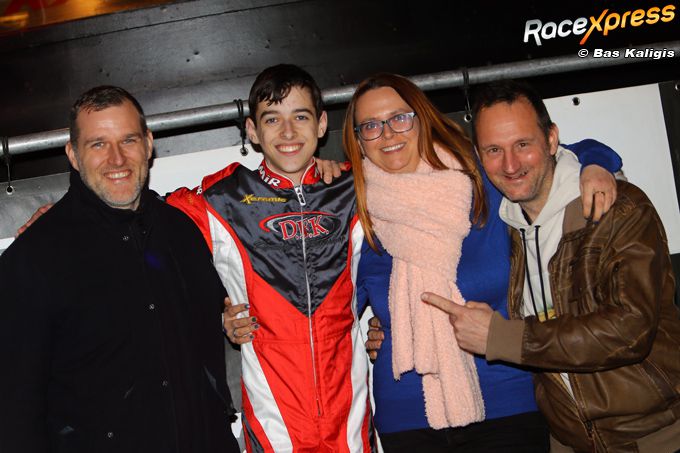 Thibeau Wolfaert gehuldigd voor titel in Formula Honda Junior-klasse GK4 Kart Series