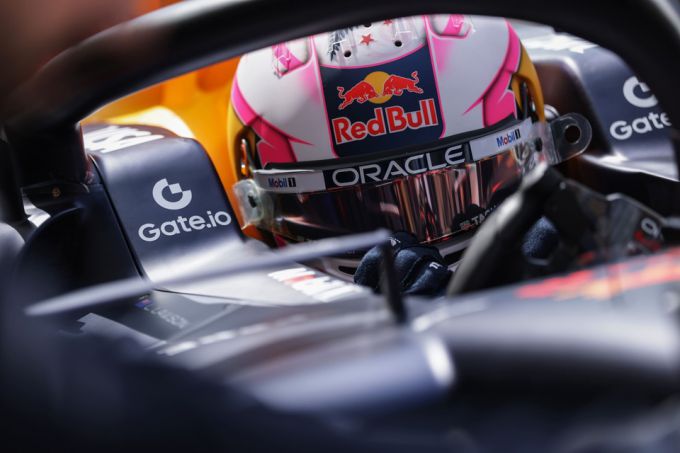 Oracle Red Bull Racing Bahrain International Circuit Max Verstappen Liam Lawson test- en filmdag RB21 Foto 13