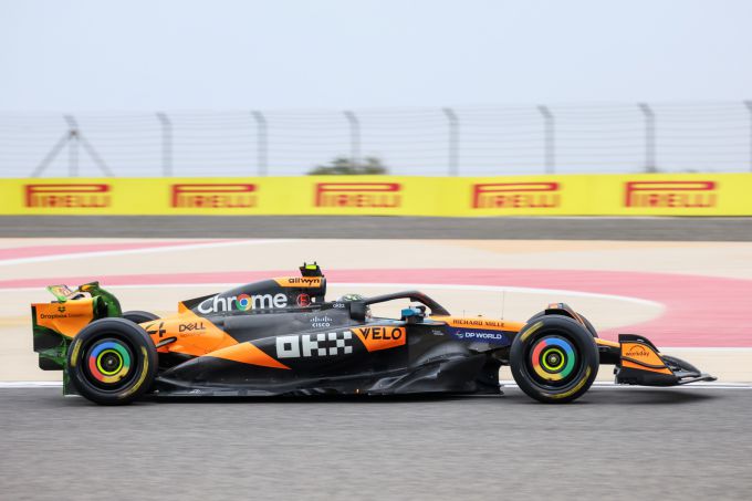 Testdag 1 Sakhir Pirelli Lando Norris McLaren