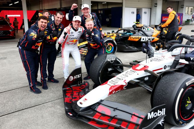 Max Verstappen winnaar GP Japan 2025 perfect afscheid Honda Foto 12
