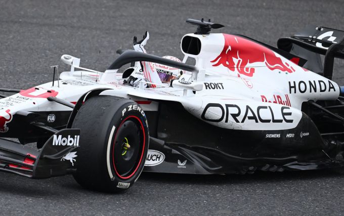 Max Verstappen winnaar GP Japan 2025 perfect afscheid Honda Foto 16