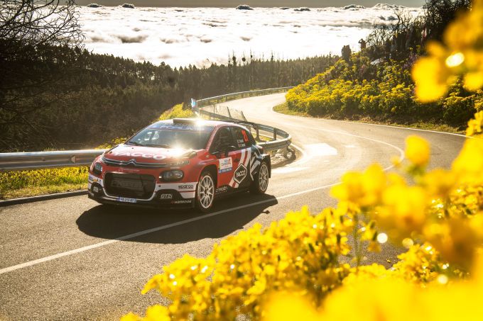 FIA WRC Rally Islas Canarias Johan Rossell Citroen leider WRC2