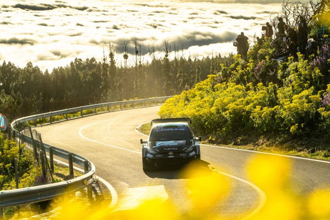 FIA WRC Rally Islas Canarias Elfyn Evans Toyota Yaris