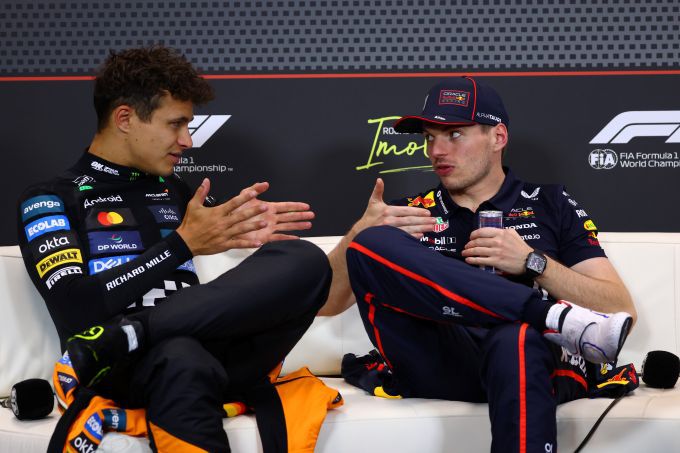 Lando_Norris_en_Max_Verstappen Formule 1