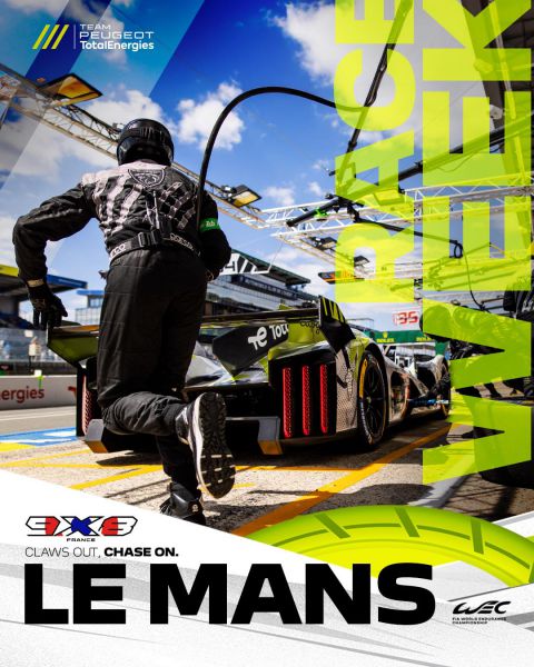 24 Uur Le Mans 2024 Foto 8 Peugeot Sport Le Mans poster