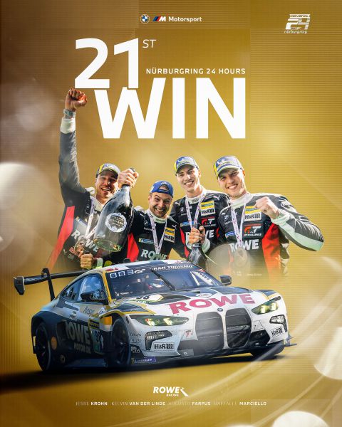 BMW winnaar 24H Nürburgring 2025 Foto 10