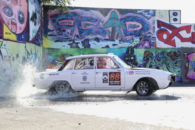 ADAC Eifel Rally Festival XJB 305H Triumph 2.5 PI #88 historic rallycar Ton Cornelissen Foto 15