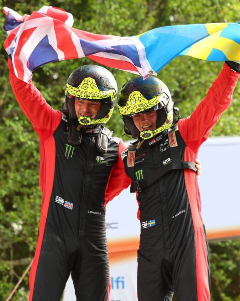 FIA World Rally Championship 2025 Delfi Rally Estonia Foto 1 Toyota GR YARIS Rally1 Elliott Edmondson en Oliver Solberg