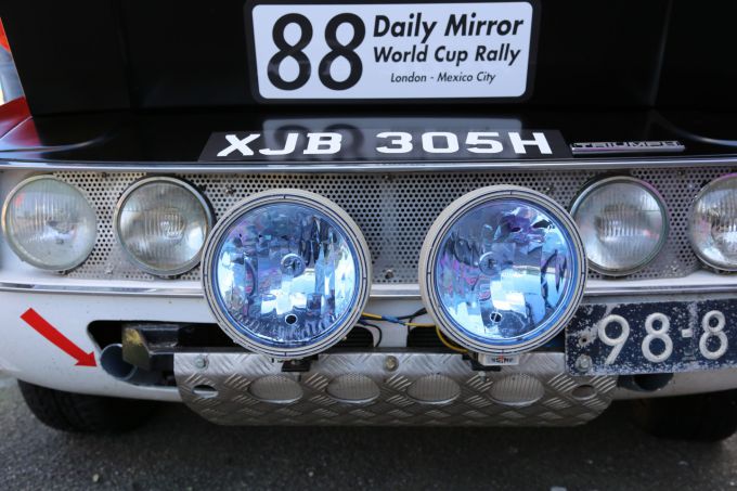 ADAC Eifel Rally Festival XJB 305H Triumph 2.5 PI #88 historic rallycar Ton Cornelissen Foto 2