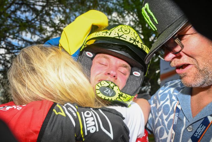 Oliver Solberg en Elliott Edmondson winnaars FIA World Rally Championship 2025 Delfi Rally Estonia - Toyota GR Yaris Rally1 Foto 19