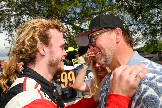 Oliver Solberg en Elliott Edmondson winnaars FIA World Rally Championship 2025 Delfi Rally Estonia - Toyota GR Yaris Rally1 Foto 18