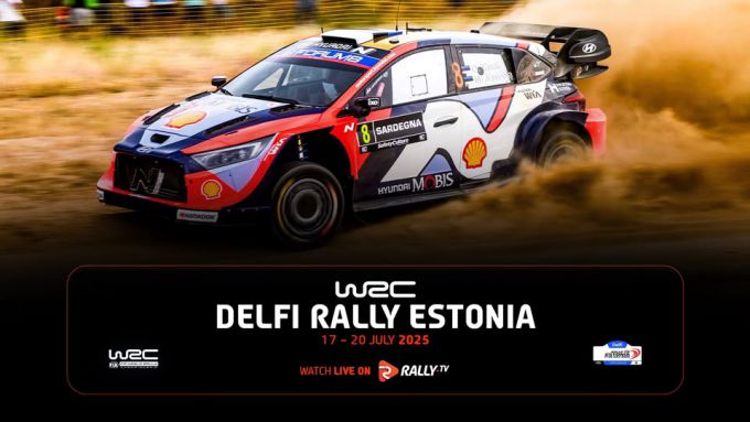 FIA World Rally Championship Rally van Estland event banner