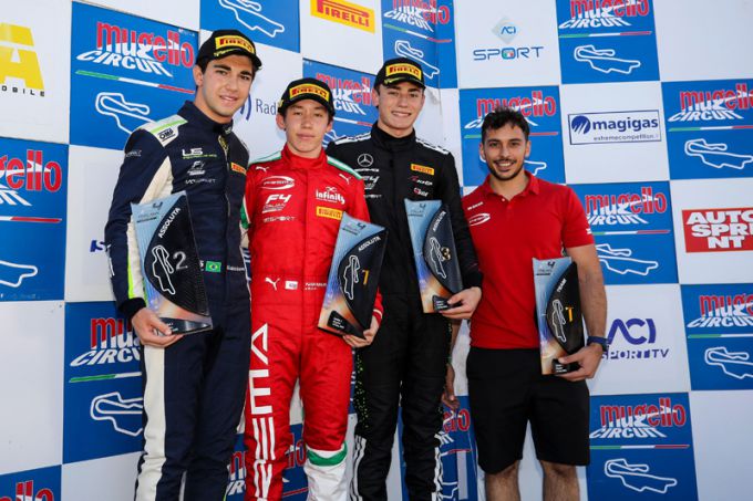 Kean Nakamura-Berta wint Race 1 op Mugello