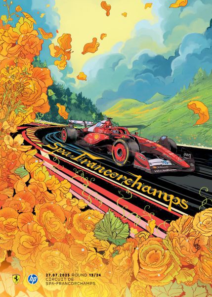 Ferrari F1 Spa-Francorchamps 2025 preview Foto 4 event poster