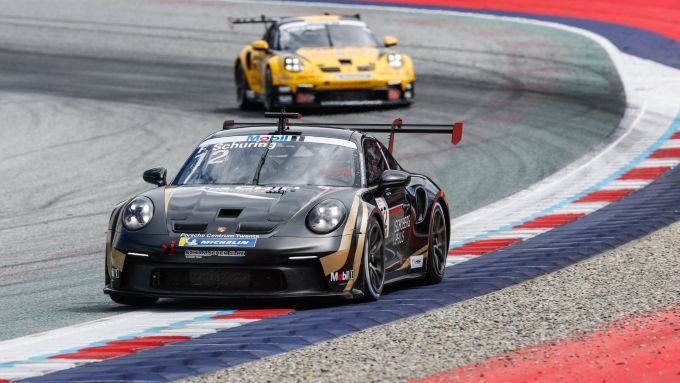 Porsche Mobil 1 Supercup Spa-Francorchamps Foto 6 Flynt Schuring actie