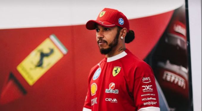 Lewis Hamilton Ferrari test