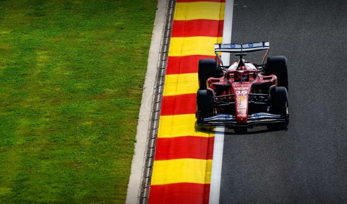 Charles Leclerc Ferrari Belgie Max Verstappen